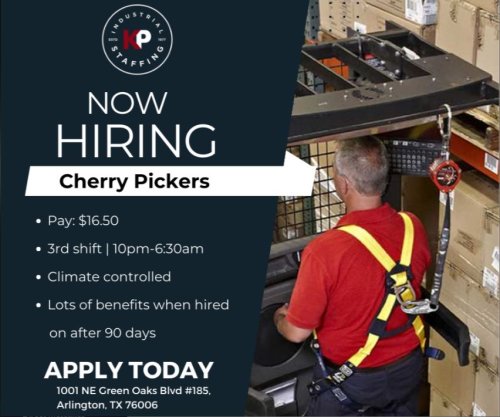 Photo post from KP Staffing Agency (Arlington Branch).