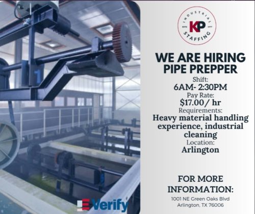 Photo post from KP Staffing Agency (Arlington Branch).