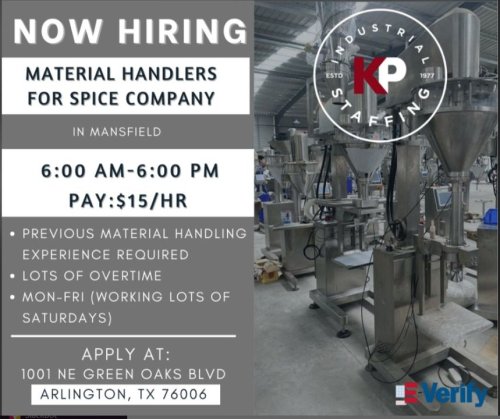 Photo post from KP Staffing Agency (Arlington Branch).