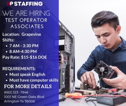 Photo post from KP Staffing Agency (Arlington Branch).