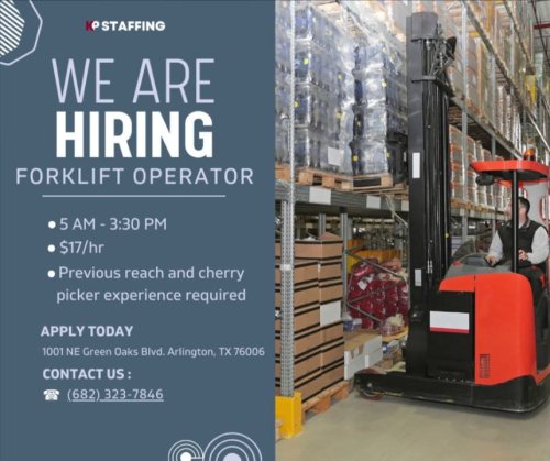 Photo post from KP Staffing Agency (Arlington Branch).