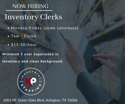 Photo post from KP Staffing Agency (Arlington Branch).