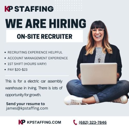 Photo post from KP Staffing Agency (Arlington Branch).