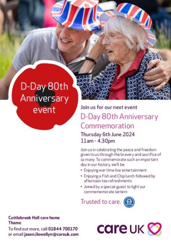 Photo post from Cuttlebrook Hall Care Home.