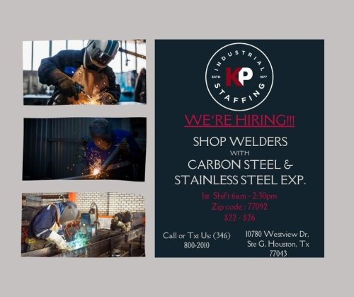 Photo post from KP Staffing Agency (West Houston Branch).