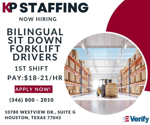 Photo post from KP Staffing Agency (West Houston Branch).