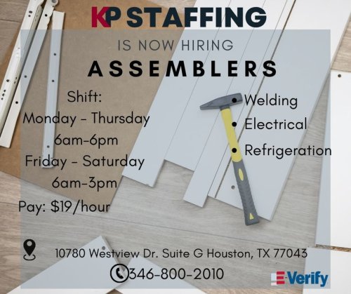 Photo post from KP Staffing Agency (West Houston Branch).
