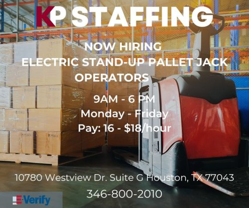 Photo post from KP Staffing Agency (West Houston Branch).
