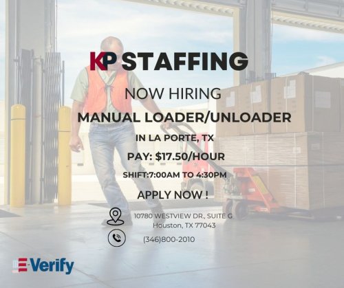 Photo post from KP Staffing Agency (West Houston Branch).