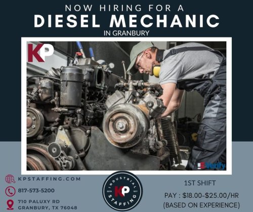 Photo post from KP Staffing Agency (Granbury Branch).