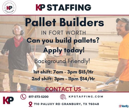 Photo post from KP Staffing Agency (Granbury Branch).