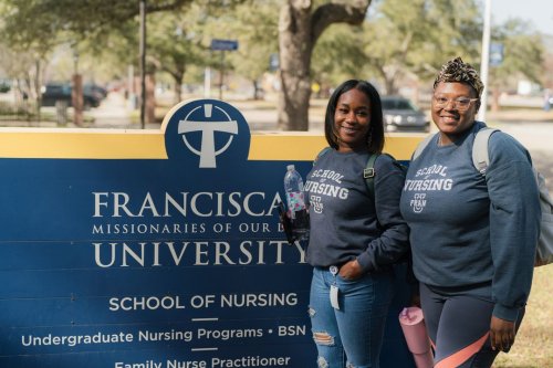 Carousel post from Franciscan Missionaries of Our Lady University.