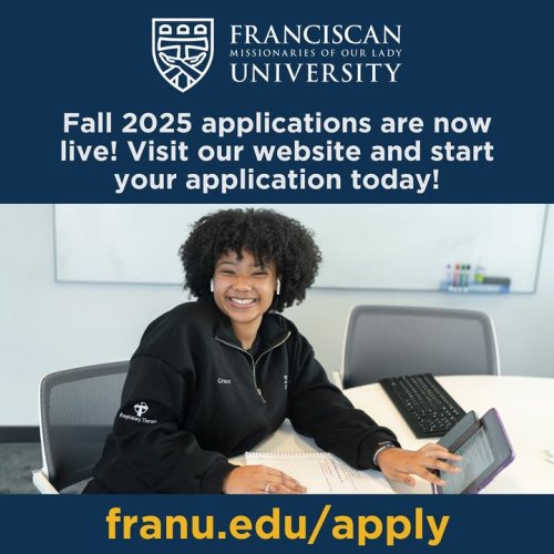 Photo post from Franciscan Missionaries of Our Lady University.