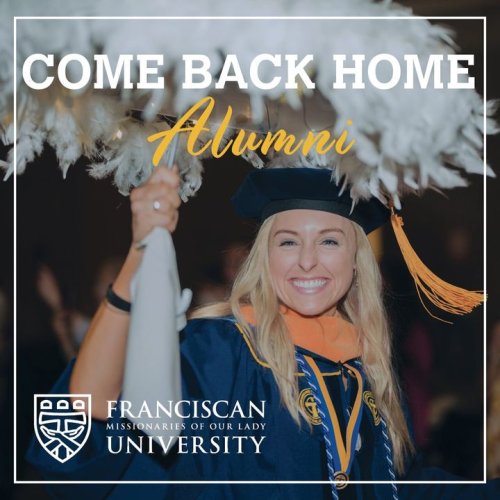 Photo post from Franciscan Missionaries of Our Lady University.