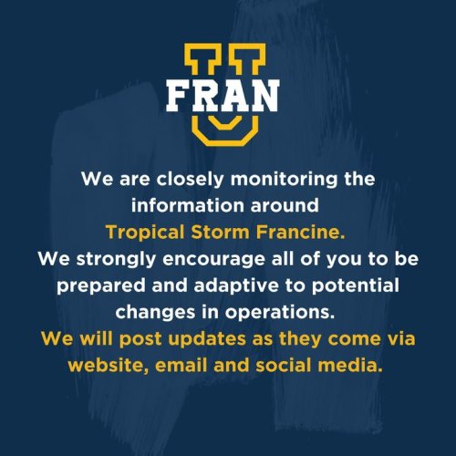 Photo post from Franciscan Missionaries of Our Lady University.