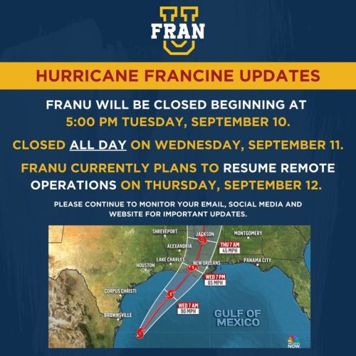 Photo post from Franciscan Missionaries of Our Lady University.