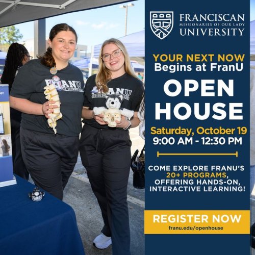 Photo post from Franciscan Missionaries of Our Lady University.