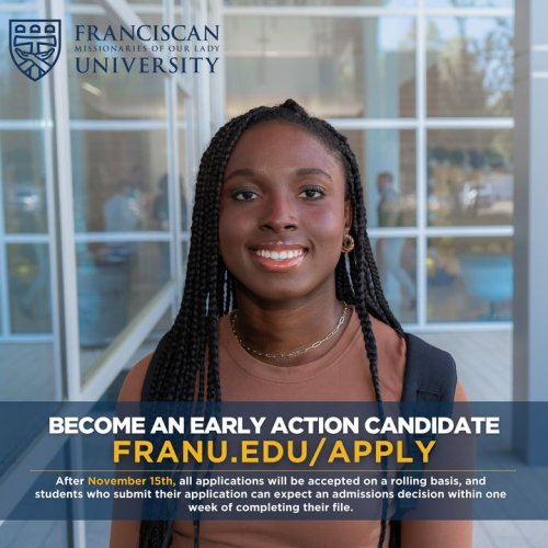 Photo post from Franciscan Missionaries of Our Lady University.