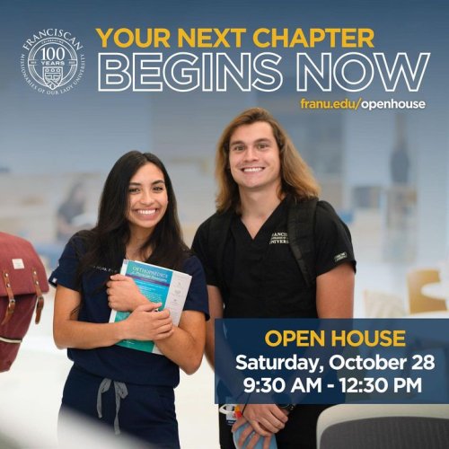 Photo post from Franciscan Missionaries of Our Lady University.