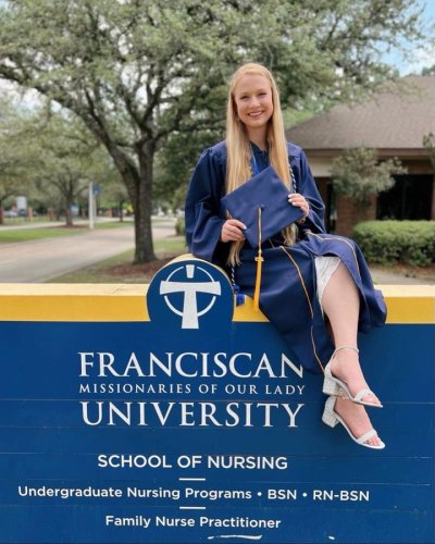 Carousel post from Franciscan Missionaries of Our Lady University.