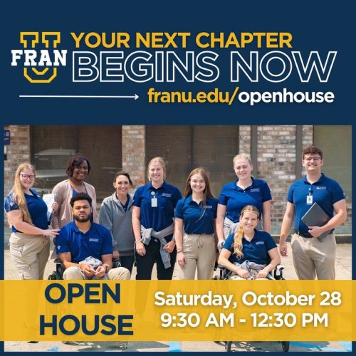 Photo post from Franciscan Missionaries of Our Lady University.