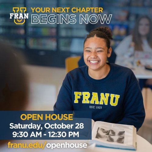 Carousel post from Franciscan Missionaries of Our Lady University.