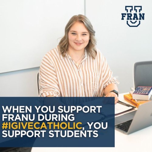 Carousel post from Franciscan Missionaries of Our Lady University.