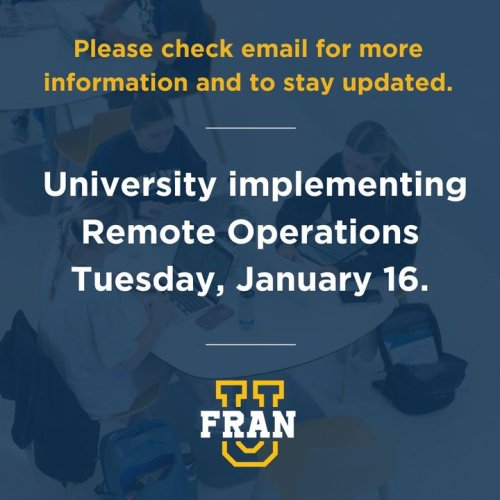 Photo post from Franciscan Missionaries of Our Lady University.