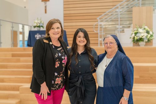 Photo post from Franciscan Missionaries of Our Lady University.