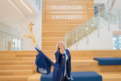 Photo post from Franciscan Missionaries of Our Lady University.