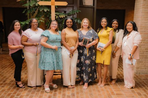 Carousel post from Franciscan Missionaries of Our Lady University.