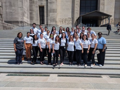 Photo post from Franciscan Missionaries of Our Lady University.