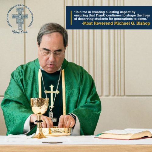 Photo post from Franciscan Missionaries of Our Lady University.