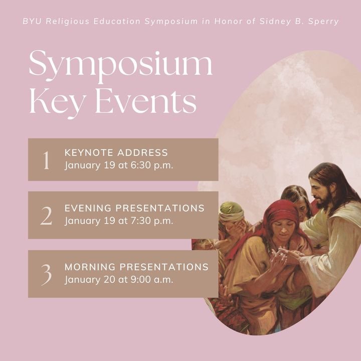Photo post from BYU Religious Education.