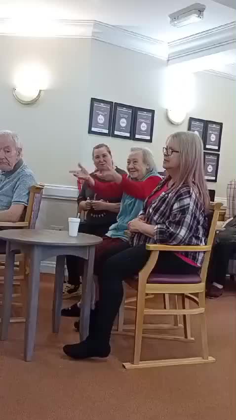 Video post from Collingwood Court care home.