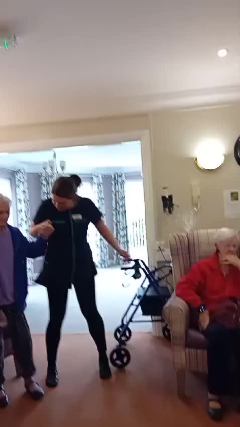 Video post from Collingwood Court care home.