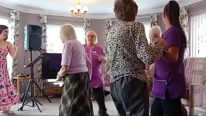 Video post from Collingwood Court care home.