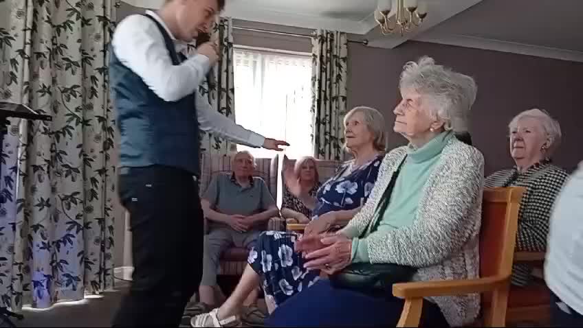 Video post from Collingwood Court care home.