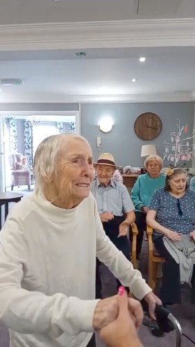 Video post from Collingwood Court care home.