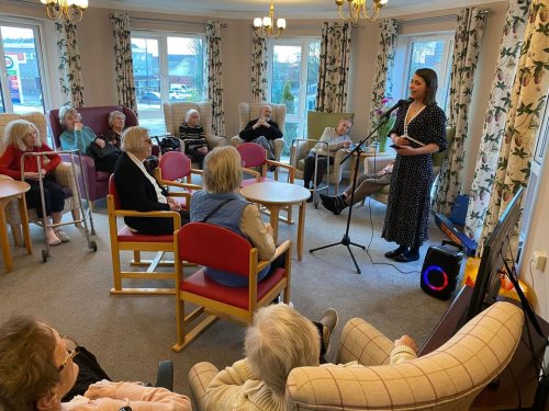 Carousel post from Collingwood Court care home.
