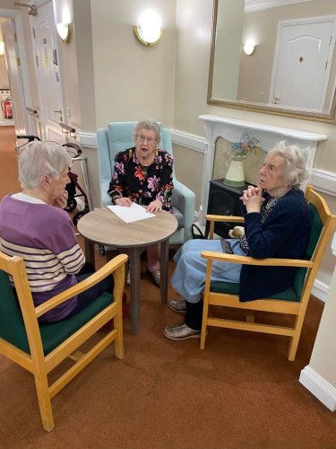 Carousel post from Collingwood Court care home.