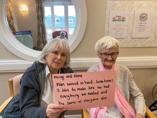 Carousel post from Collingwood Court care home.