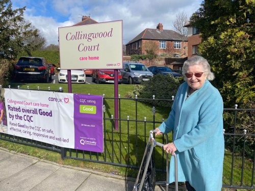 Photo post from Collingwood Court care home.