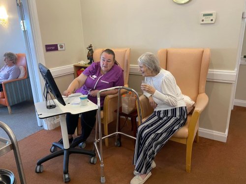 Photo post from Collingwood Court care home.