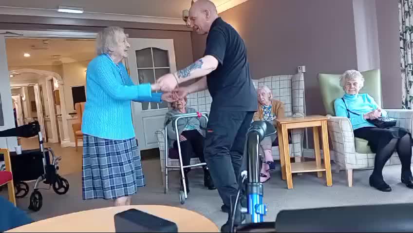 Video post from Collingwood Court care home.