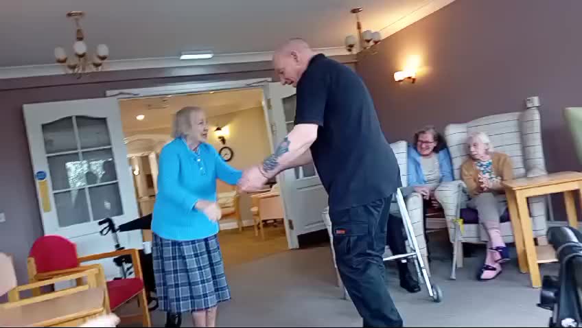 Video post from Collingwood Court care home.