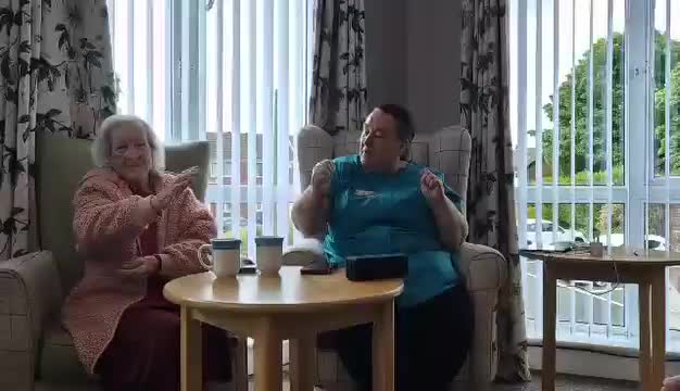 Video post from Collingwood Court care home.