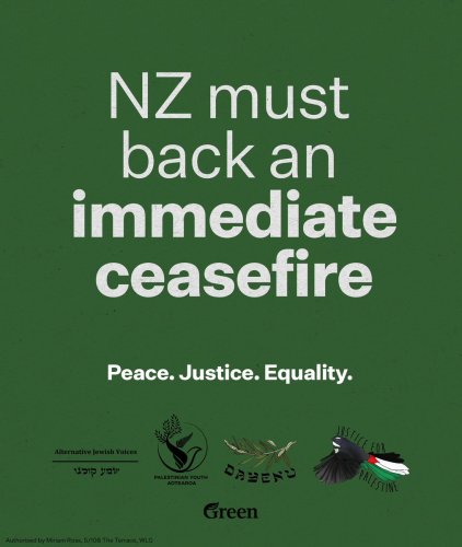 Photo post from @NZGreens.