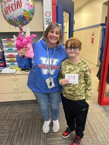 Photo post from Whiteland Elementary.