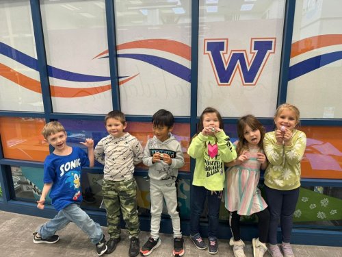 Carousel post from Whiteland Elementary.